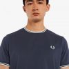 T-Shirts mit Doppelstreifen