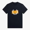 T-Shirts mit Lorbeerkranz-Print