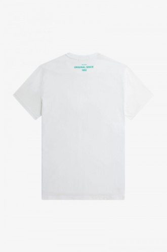 T-Shirts mit Lorbeerkranz-Print