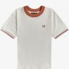 T-Shirts mit Strickbesatz
