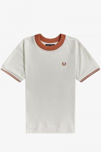 T-Shirts mit Strickbesatz