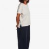 T-Shirts mit Strickbesatz