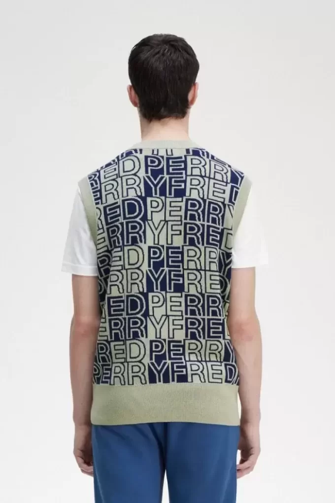 Tanktops mit Blockgrafik für Herren