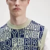 Tanktops mit Blockgrafik für Herren