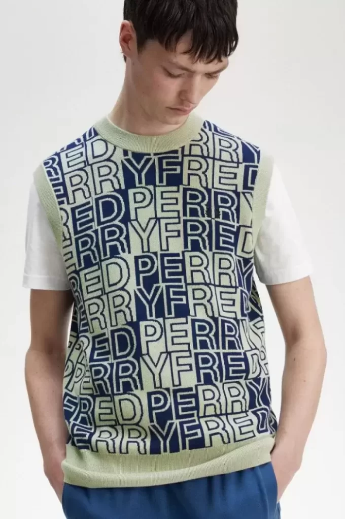 Tanktops mit Blockgrafik für Herren
