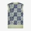 Tanktops mit Blockgrafik für Herren