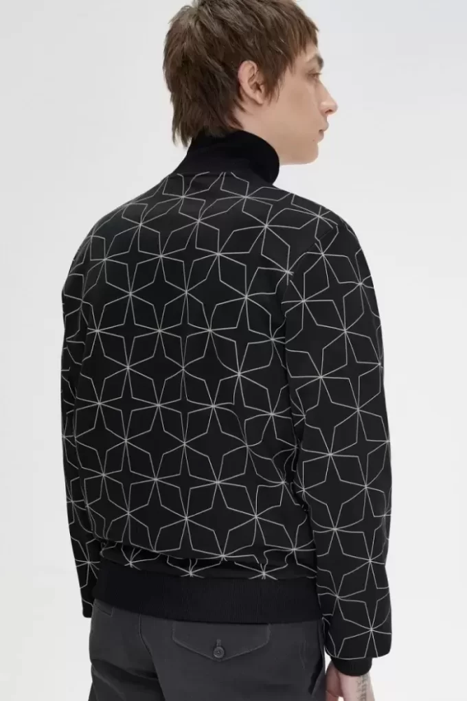 Trainingsjacken für Herren mit geometrischem Print