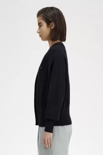 V-Ausschnitt Damen-Cardigan