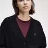 V-Ausschnitt Damen-Cardigan