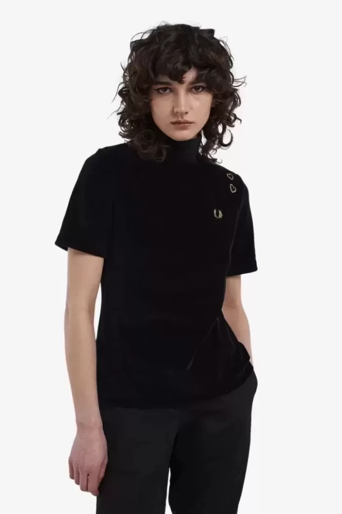 Velours Damen T-Shirt