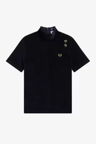 Velours Damen T-Shirt