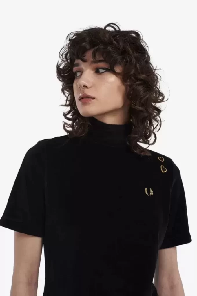 Velours Damen T-Shirt