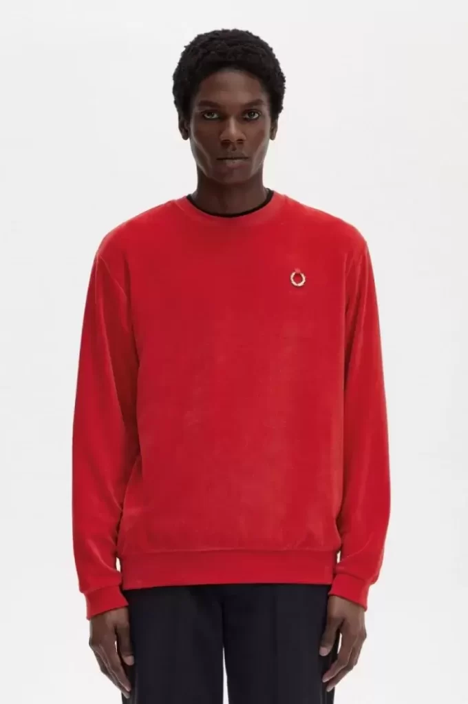 Velours-Sweatshirts für Herren