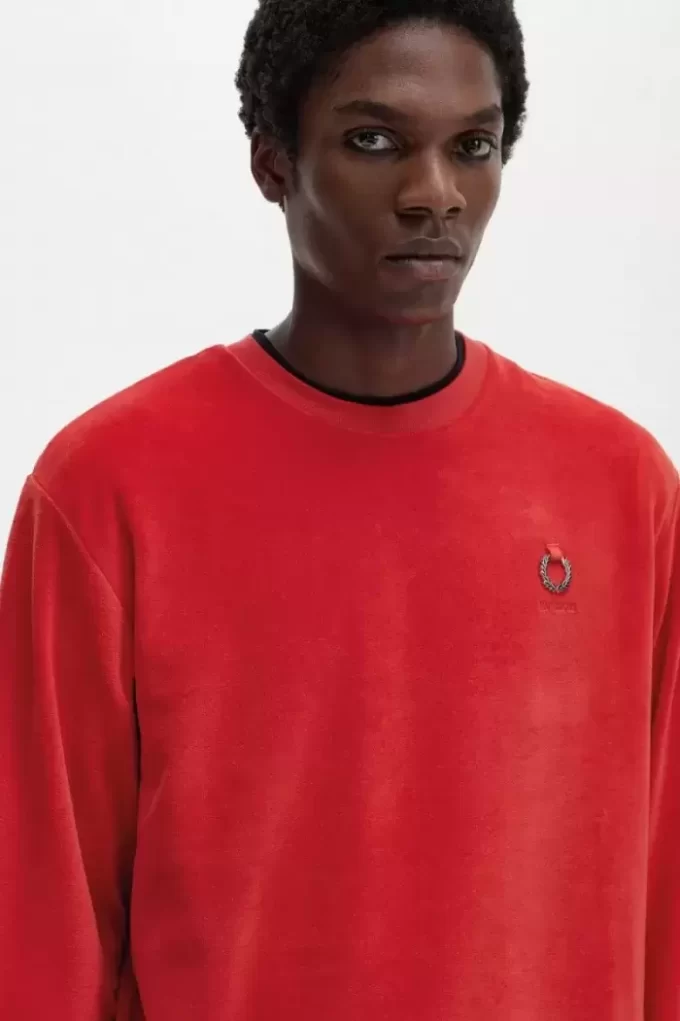 Velours-Sweatshirts für Herren