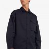 Verstärkte Patch-Overshirt-Shirts