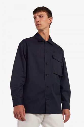 Verstärkte Patch-Overshirt-Shirts