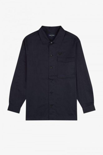 Verstärkte Patch-Overshirt-Shirts