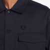 Verstärkte Patch-Overshirt-Shirts