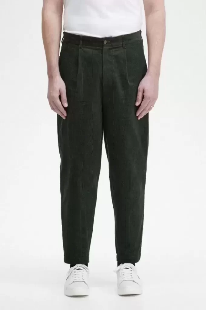 Waffelcord Tapered Herrenhose
