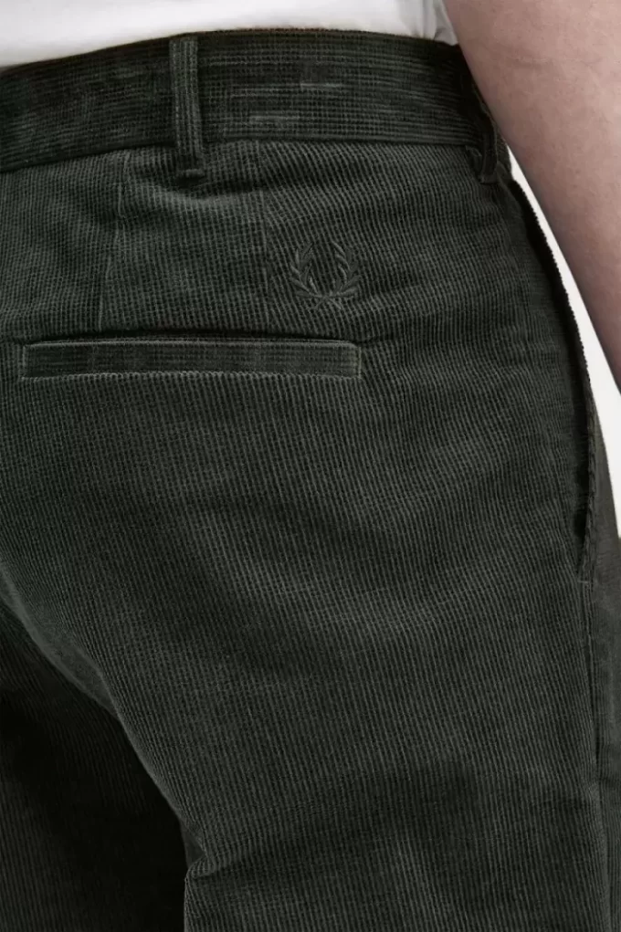 Waffelcord Tapered Herrenhose