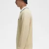 Waffelmuster-Herrenpullover