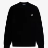 Waffelmuster-Herrenpullover