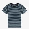 Zweifarbig gestreifte T-Shirts