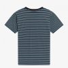 Zweifarbig gestreifte T-Shirts